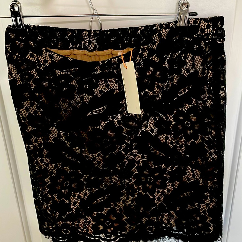 Skies are Blue Medium lace mini skirt